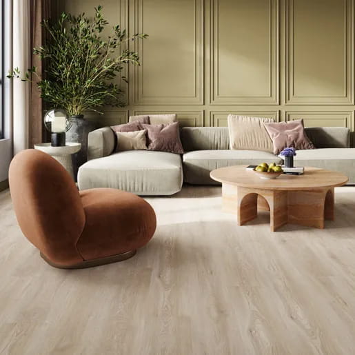 Ламинат Quick-Step Дуб Рассветный IMU8472 Impressive Ultra в интерьере