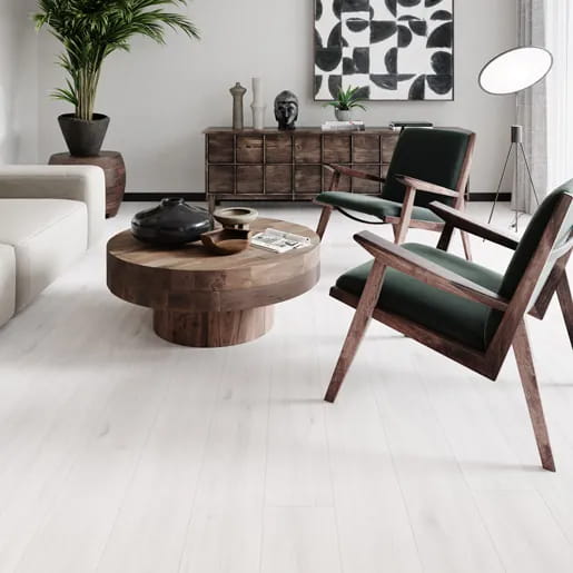 Ламинат Quick-Step Дуб Зимний IM8465 Impressive в интерьере 2