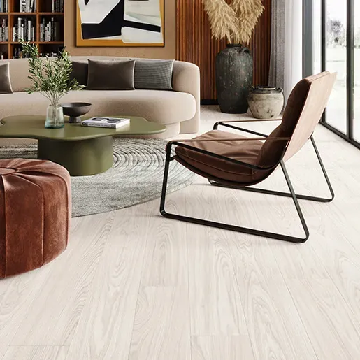 Ламинат Quick-Step Дуб Кристаллический IMU8604 Impressive Ultra в интерьере