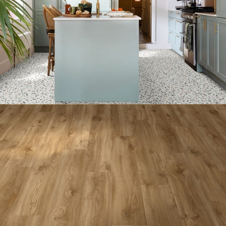 Кварцвинил Moduleo Sierra Oak 58876 Roots в интерьере