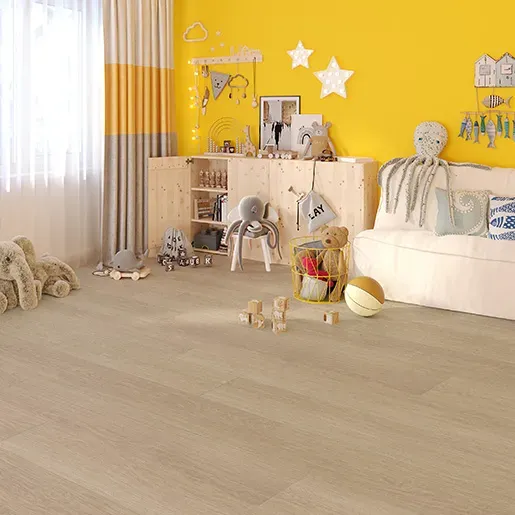 Ламинат Quick-Step Дуб Соленый Бриз IMU8628 Impressive Ultra в интерьере